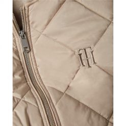 Tommy Hilfiger WW0WW34710 Quilted Long Bomber Coat