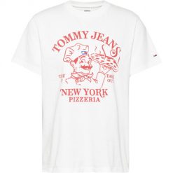 Tommy Jeans DW0DW13731 Pizza Print Relaxed T-shirt