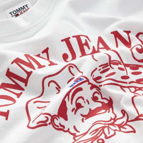 Tommy Jeans DW0DW13731 Pizza Print Relaxed T-shirt
