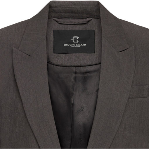 Bruuns Bazaar bbw2548_dark grey mel CindySus Frida Blazer