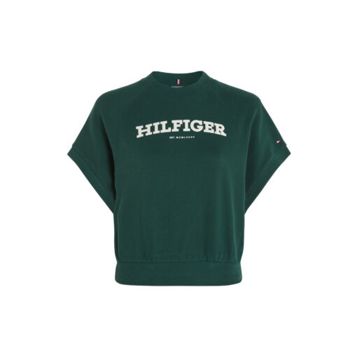 Tommy Hilfiger WW0WW41240MBP Monotype Flock Sleveless Sweatshirt