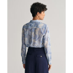 GANT 4300317-474 Regular Fit Magnolia Print Cotton Silk Shirt