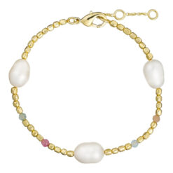 Pure by Nat 40663 bracelet with gemstones armbånd Ma-Griff