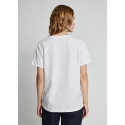 Bruun og Stengade 2401-52002 Estrid Regular Fit T-shirt white hvid back