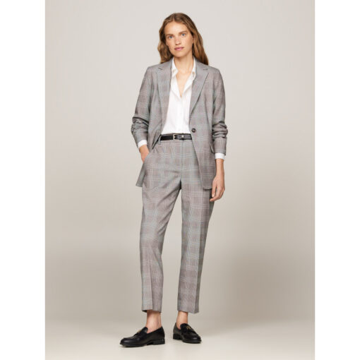 Tommy Hilfiger WW0WW42236 0OK Pow Check Slim Straight Pant Bukser