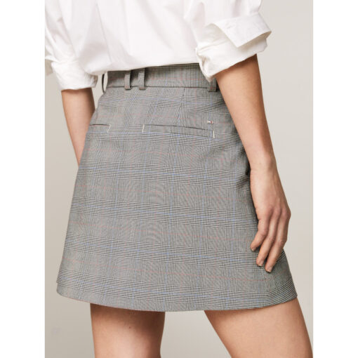 Tommy Hilfiger WW0WW42249 0OK Power Check Mini Short Skirt 1