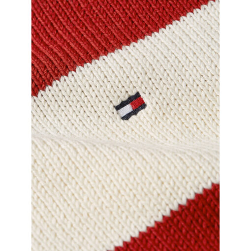 Tommy Hilfiger WW0WW42155 XNN Rugby Stripe Mock Neck Sweater