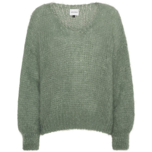 American Dreams Milana_LS_Mohair_Knit_Dusty_Green -2 strik