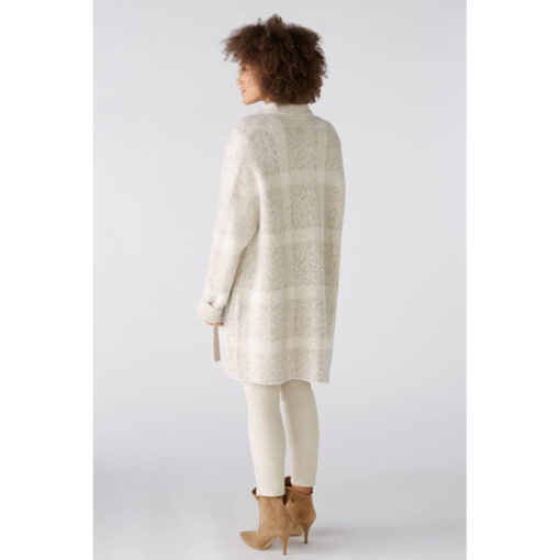 Oui 88938 Strikjakke Lang Cardigan