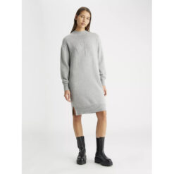 calvin-klein-jeans-j20j224923p41-ck-intarsia-loose-sweater-dress-kjole 1