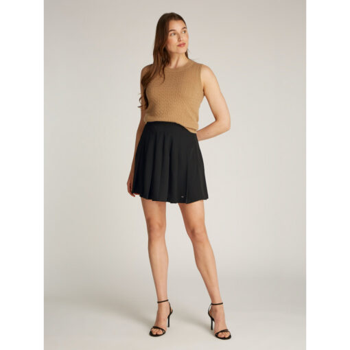 Tommy Hilfiger WW0WW43880BDS Fluid Pleated Short Skirt Nederdel