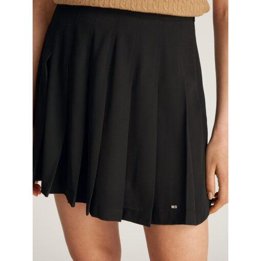 Tommy Hilfiger WW0WW43880BDS Fluid Pleated Short Skirt Nederdel