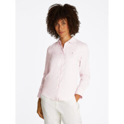 Tommy Hilfiger WW0WW44084 TOG Essential Poplin Regular Skjorte Lyserød Rosa