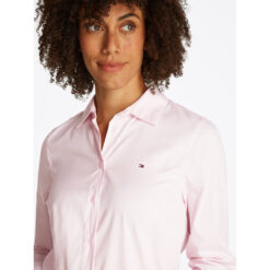 Tommy Hilfiger WW0WW44084 TOG Essential Poplin Regular Skjorte Lyserød Rosa