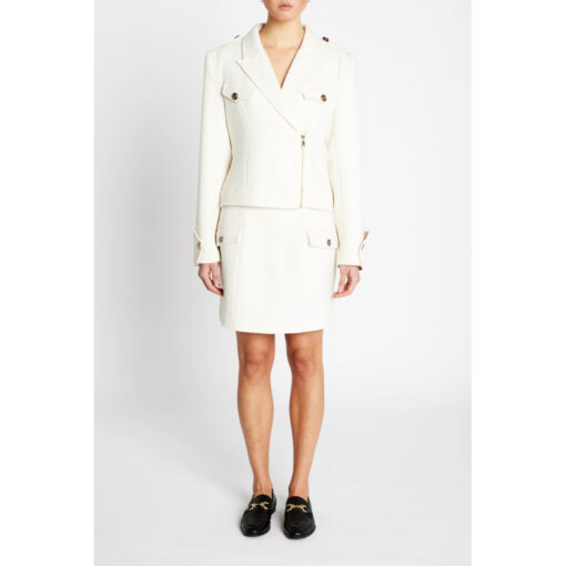 Bruuns Bazaar Platanus Yda Blazer BBW4429_SNOW WHITE