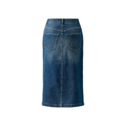 Oui 91830 Denim Midi Skirt Nederdel