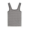 Tommy Hilfiger WW0WW45444 Stripe 5x2 Rib Square Neck Tank Top