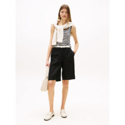 Tommy Hilfiger WW0WW45444 Stripe 5x2 Rib Square Neck Tank Top