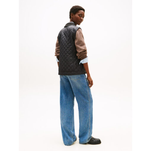 tommy-hilfiger-ww0ww45638bds-padded-nylon-slim-quilted-vest