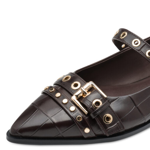 Tamaris 001-22118-45-001-090 Ballerina mocca croco