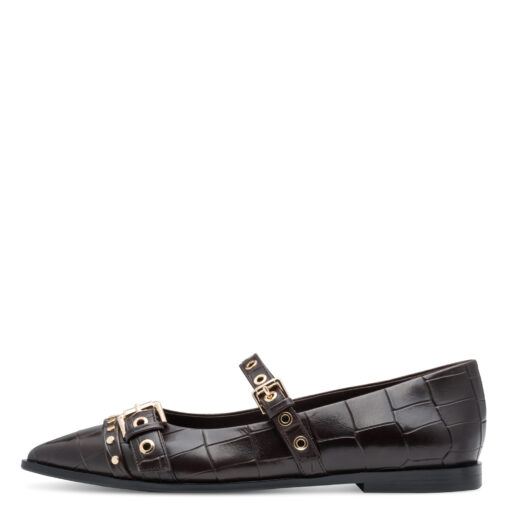 Tamaris 001-22118-45-001-090 Ballerina mocca croco