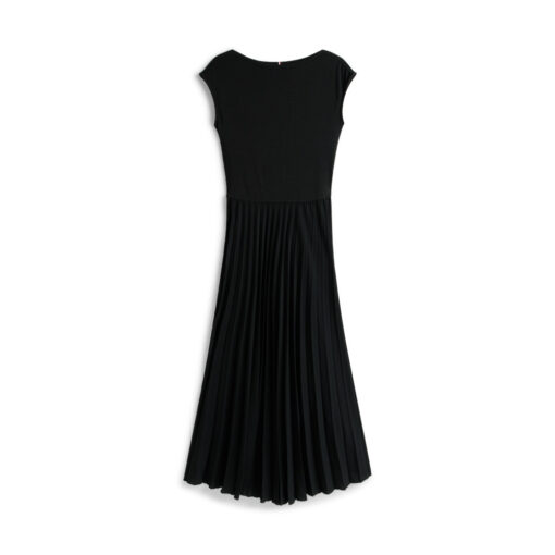 Tommy Hilfiger WW0WW44491 BDS C2B 5X2 RIB MIDI F&F DRS Kjole black 1
