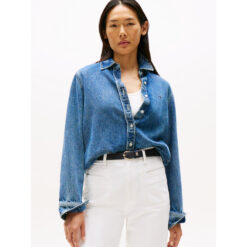 tommy-hilfiger-ww0ww47219-1a5-denim-lana-regular-shirt-skjorte 1