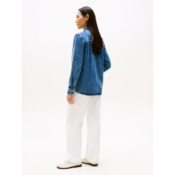 tommy-hilfiger-ww0ww47219-1a5-denim-lana-regular-shirt-skjorte 1